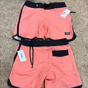 ZYIA Boy’s Bright Coral Board Shorts